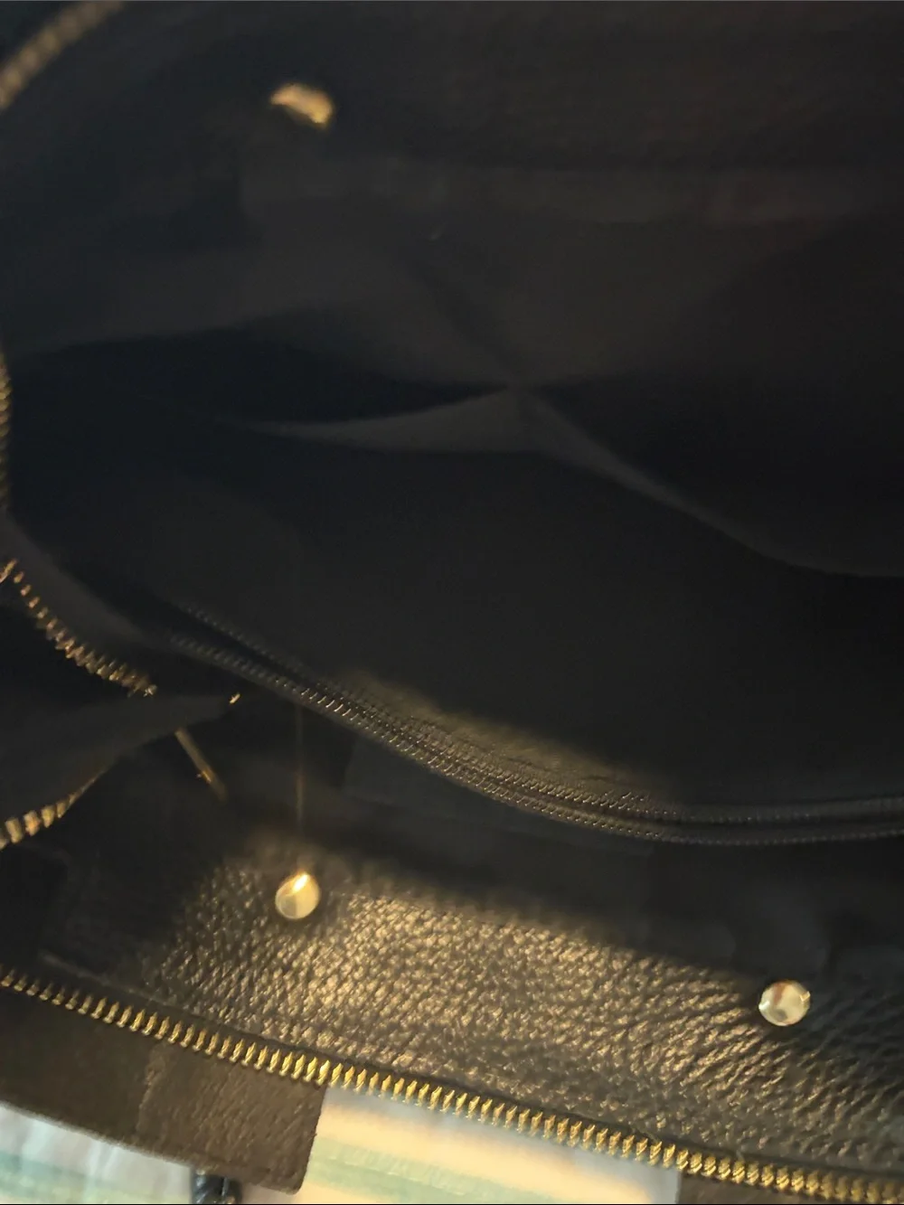 Black Genuine Leather Bag – Made in Italy